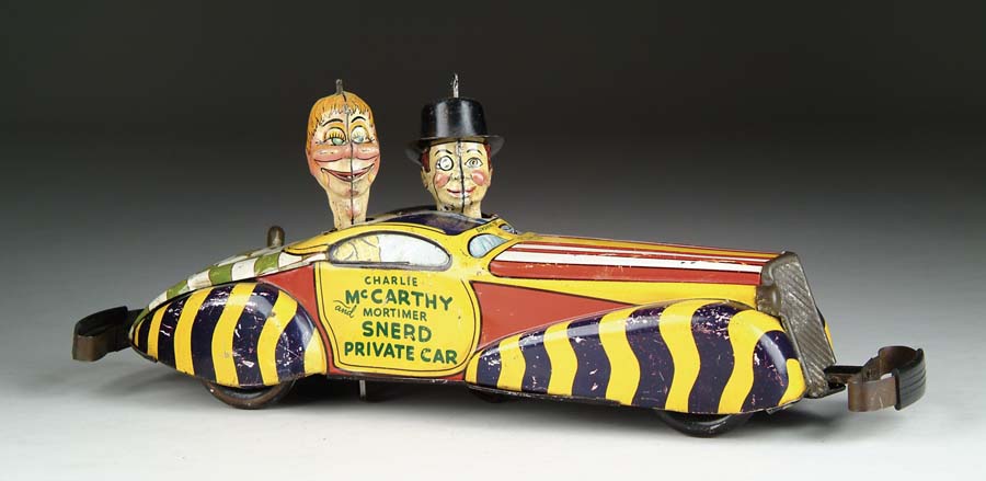 Appraisal: CHARLIE McCARTHY STREAMLINED CAR By Marx U S A copyright