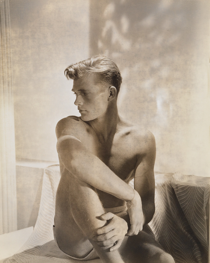 Appraisal: HORST P HORST - Study of a handsome man looking