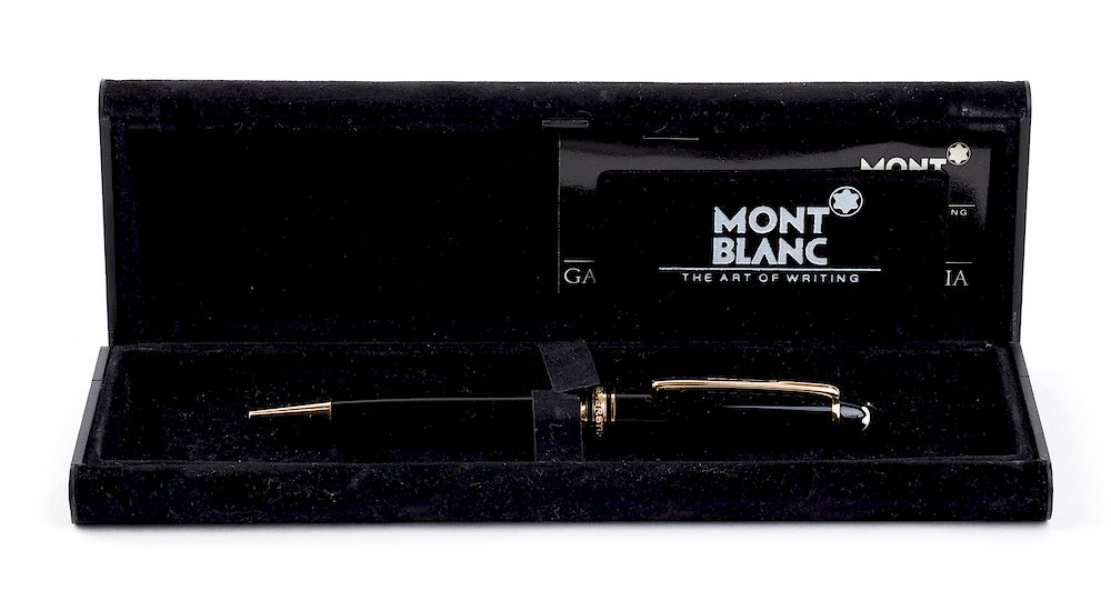 Appraisal: Montblanc Meisterstuck ballpoint pen Montblanc Meisterstuck ballpoint pen twist mechanism