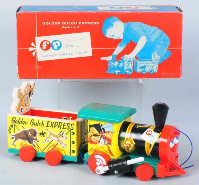 Appraisal: Fisher Price No Golden Gulch Express Train American Paper on