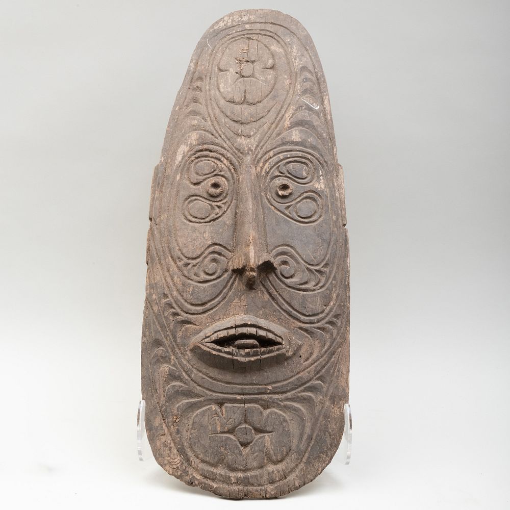 Appraisal: Oceanic Carved Wooden Mask possibly Papua New Guinea x in