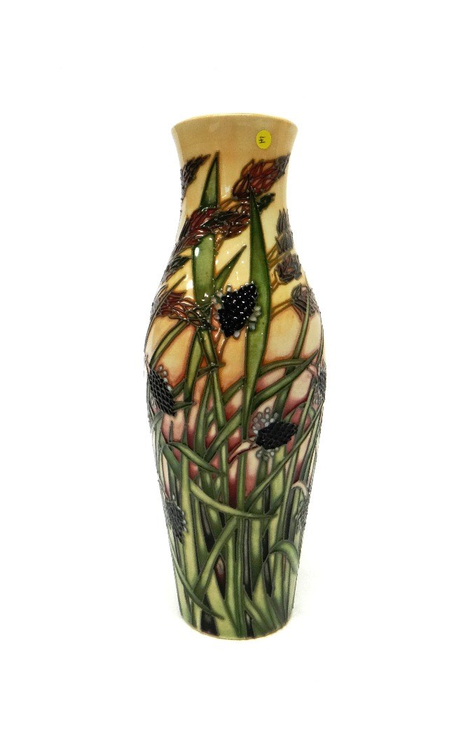 Appraisal: A Moorcroft 'Savanna' vase by Emma Bossons limited edition cm