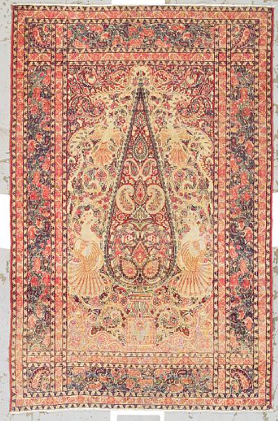 Appraisal: A Lavar Kerman rug South Central Persia late th century