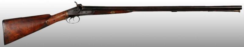 Appraisal: Double Barrel Percussion Shotgun Description Made by James Brown Son