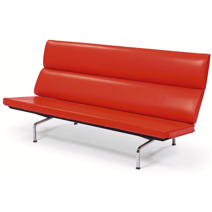 Appraisal: Charles and Ray Eames Sofa Compact by Herman Miller c