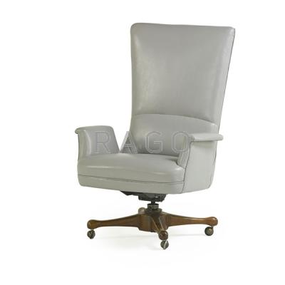 Appraisal: VLADIMIR KAGAN High-back Executive desk chair Condition Report