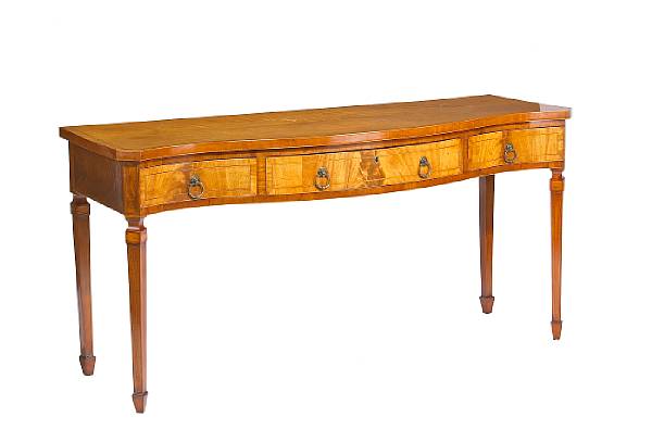 Appraisal: A George III mahogany serving table last quarter th century