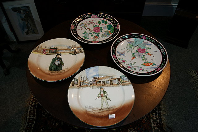 Appraisal: A PAIR OF ROYAL DOULTON DICKENS WARE PLATES cm and