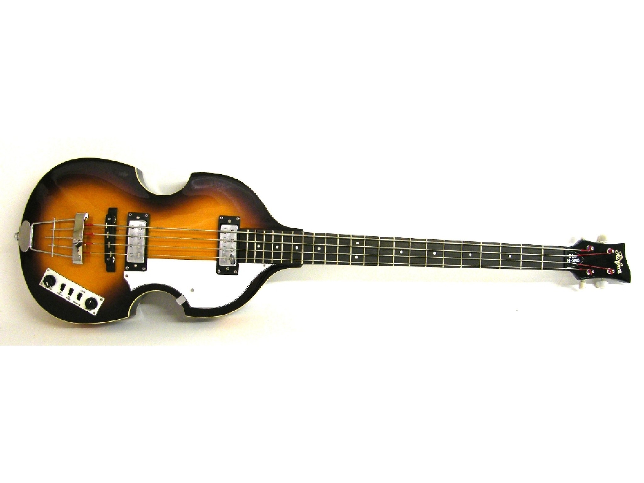 Appraisal: Hofner B-Bass Hi-Series violin bass guitar made in China sunburst