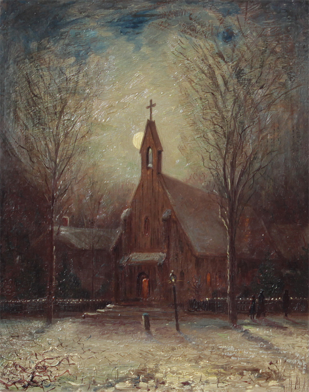 Appraisal: WILLIAMS Dwight American - ''St Peters Church'' Cazenovia New York