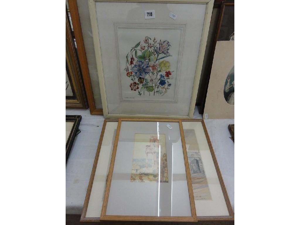 Appraisal: A collection of watercolours by Claude Peter Fabian Boulden one