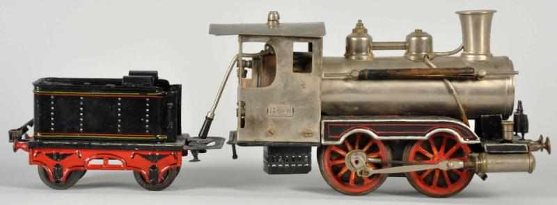 Appraisal: Marklin -Gauge Live Steam Engine Tender Pre-war Engine marked R