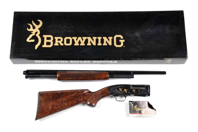 Appraisal: MIB Browning Model Pump Shotgun High Grade Serial NZ gauge