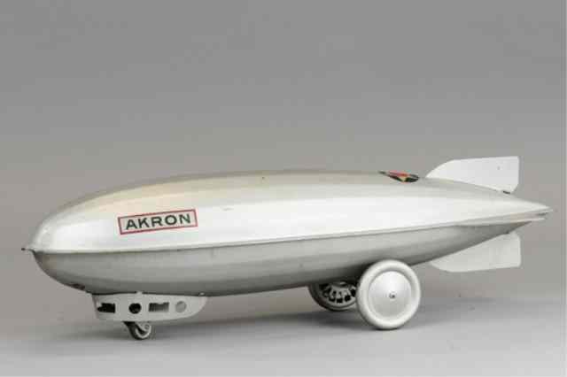 Appraisal: STEELCRAFT ''AKRON'' ZEPPELIN Great decals completely original toy pressed steel