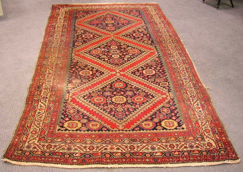 Appraisal: Hamadan Rug Northwest Persia th century ft in x ft