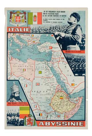 Appraisal: ANONYMOUS ITALIE - ABYSSINIE x inches x cm Patria N