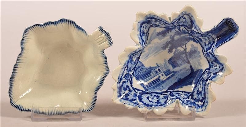 Appraisal: China Leaf Shaped Sauce Dishes Two Early th Century China