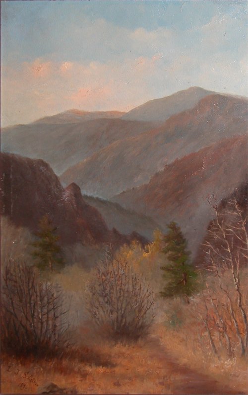 Appraisal: Cheyenne Canyon Near Pikes Peak Co Artist Skelton Leslie James