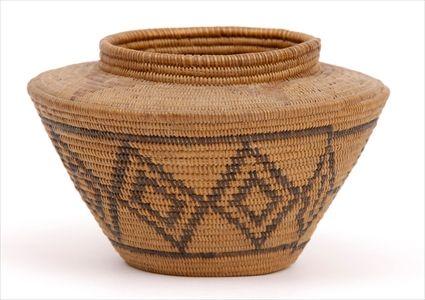 Appraisal: SHOSHONE PANAMINT BASKET in in diam See Pleasing The Spirits