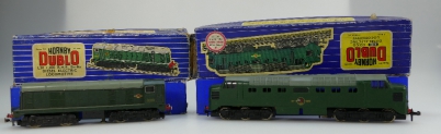 Appraisal: Hornby Dublo Meccano Co-Co Diesel-Electric Locomotive and Bo Bo Diesel-Electric