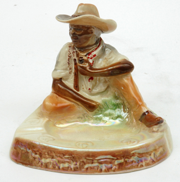 Appraisal: WEMBLEY WARE Western Australia circa Ceramic slip cast native stockman