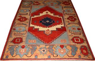 Appraisal: TURKISH SERAPI DESIGN CARPET TURKISH SERAPI DESIGN CARPET W '