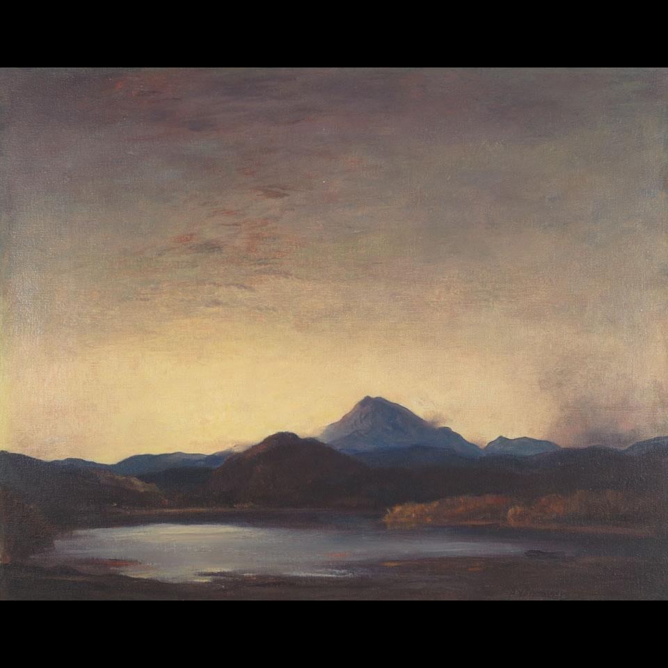 Appraisal: David Young Cameron - Scottish BEN LOMOND Oil on canvas