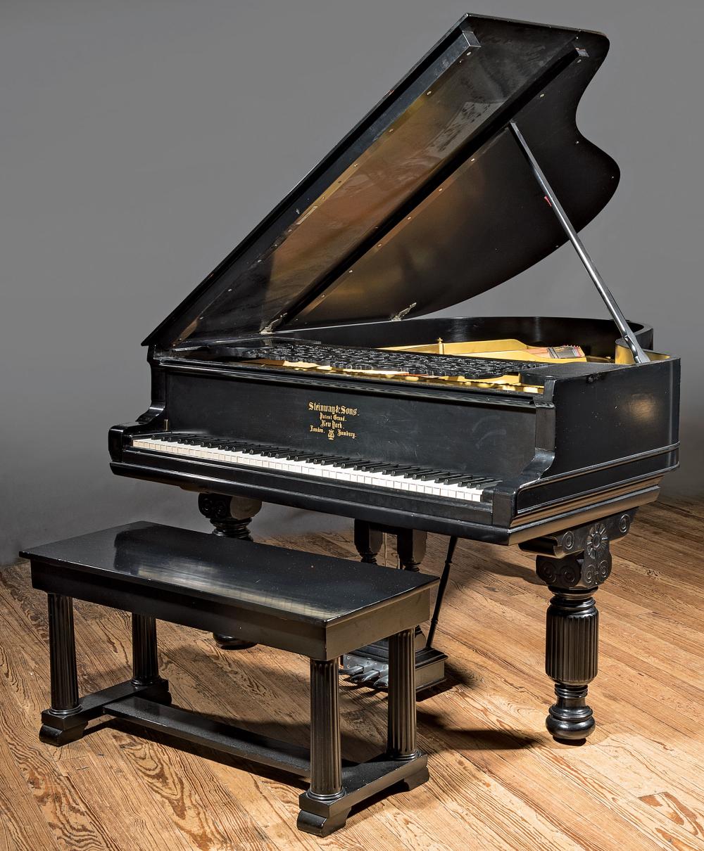 Appraisal: Steinway Model A Art-Case Grand Piano and Bench serial number