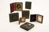 Appraisal: PHOTO CASES - Group of seven various th c gutta