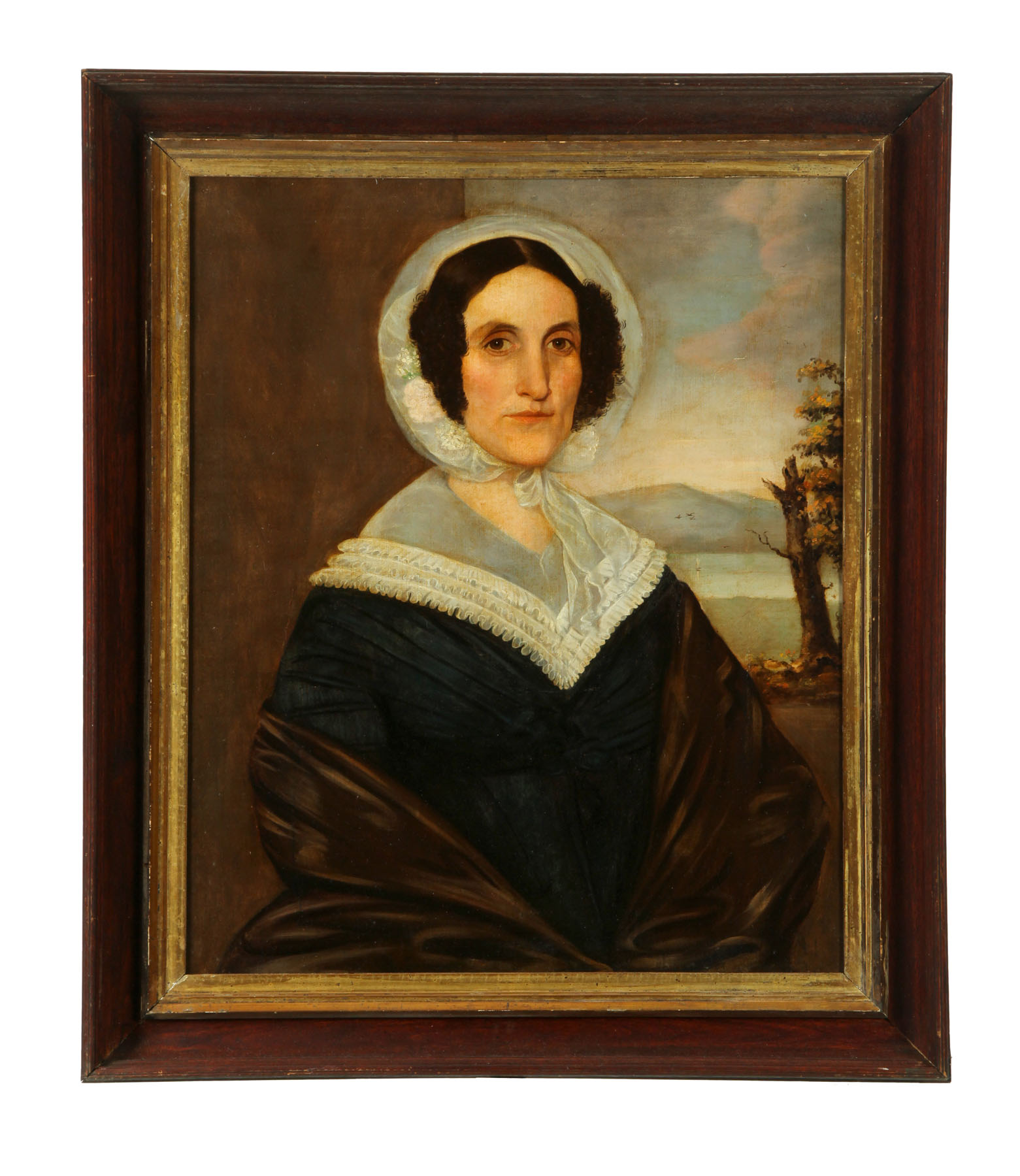 Appraisal: PORTRAIT OF MARIA SMOCK BY GEORGE HENRY DURRIE CONNECTICUT -