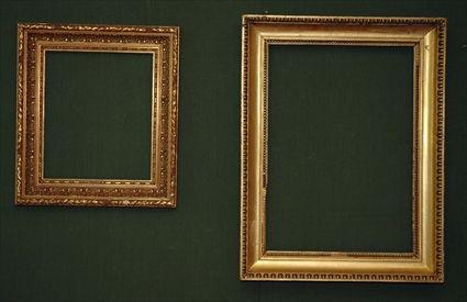 Appraisal: Two Giltwood Frames x in and x in