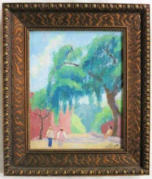 Appraisal: CHARLES REYNOLDS OIL ON BOARD Oregon - Spring on Tenth