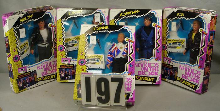 Appraisal: New Kids on the Block Dolls with Interview Tapes set