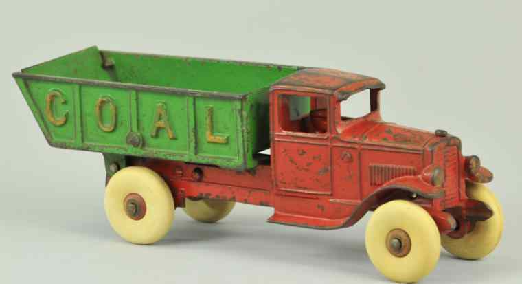 Appraisal: KENTON COAL TRUCK c 's cast iron enclosed cab painted