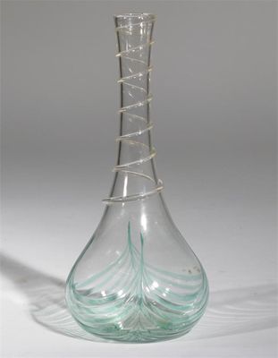 Appraisal: A James Powell Sons Whitefriars Minerbi service Flint glass decanter