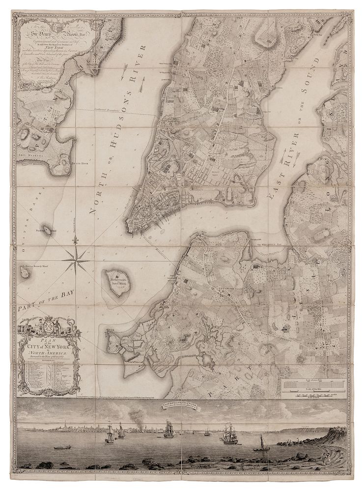 Appraisal: RATZER Bernard fl - Plan of the City of New