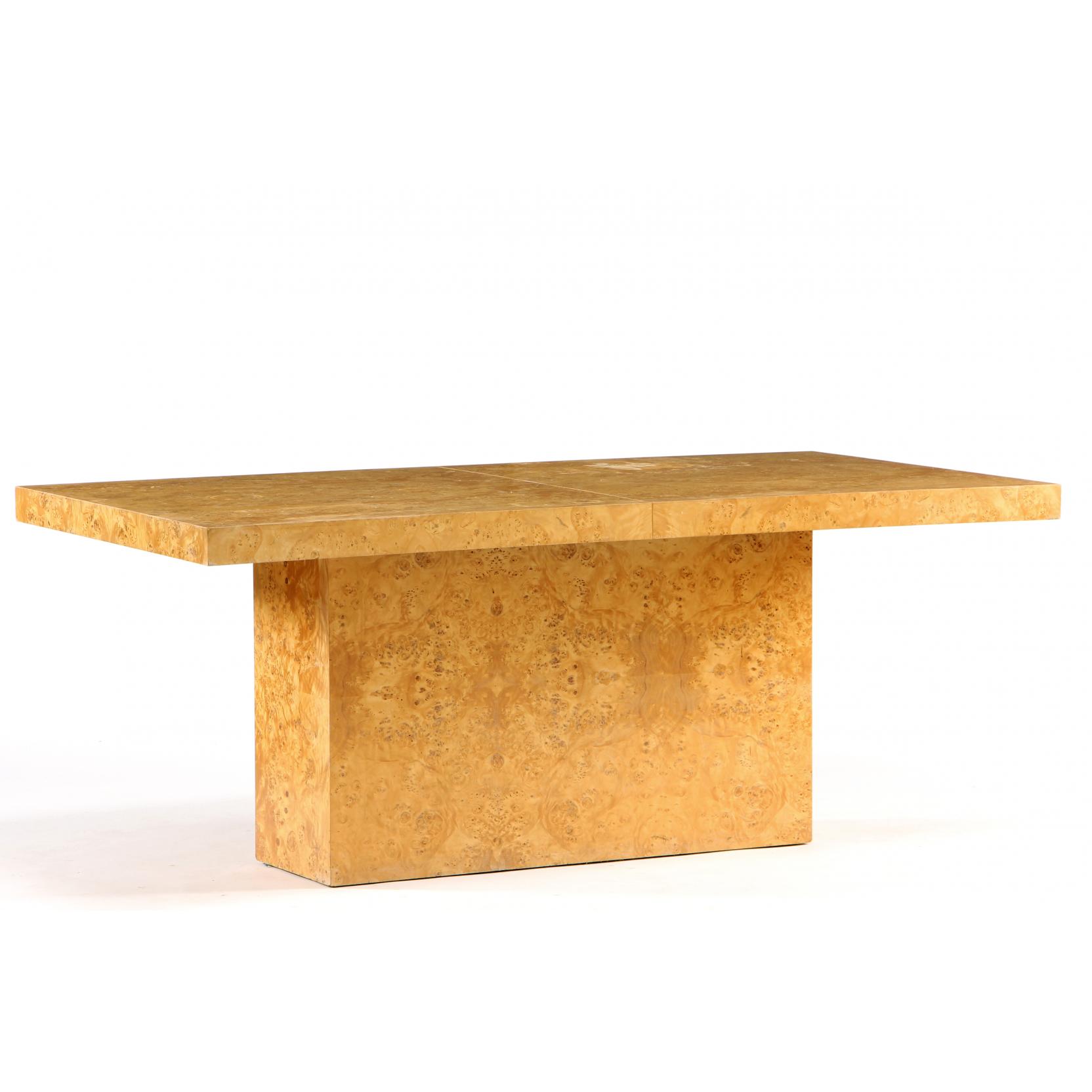 Appraisal: Milo Baughman Am - Dining Table Thayer Coggin late th