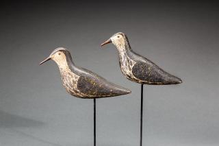 Appraisal: Golden Plover Pair Nantucket MA c A rare pair of