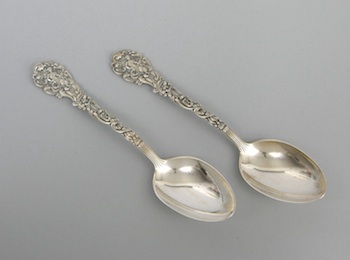 Appraisal: A Pair of Gorham Sterling Silver Versailles Serving Spoons American