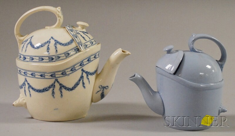 Appraisal: Two Wedgwood SYP Teapots ht and in