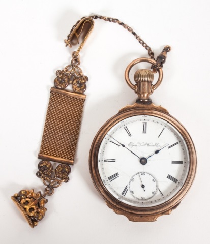 Appraisal: Elgin National gentleman's pocket watch movement in a Fahy's Montauk