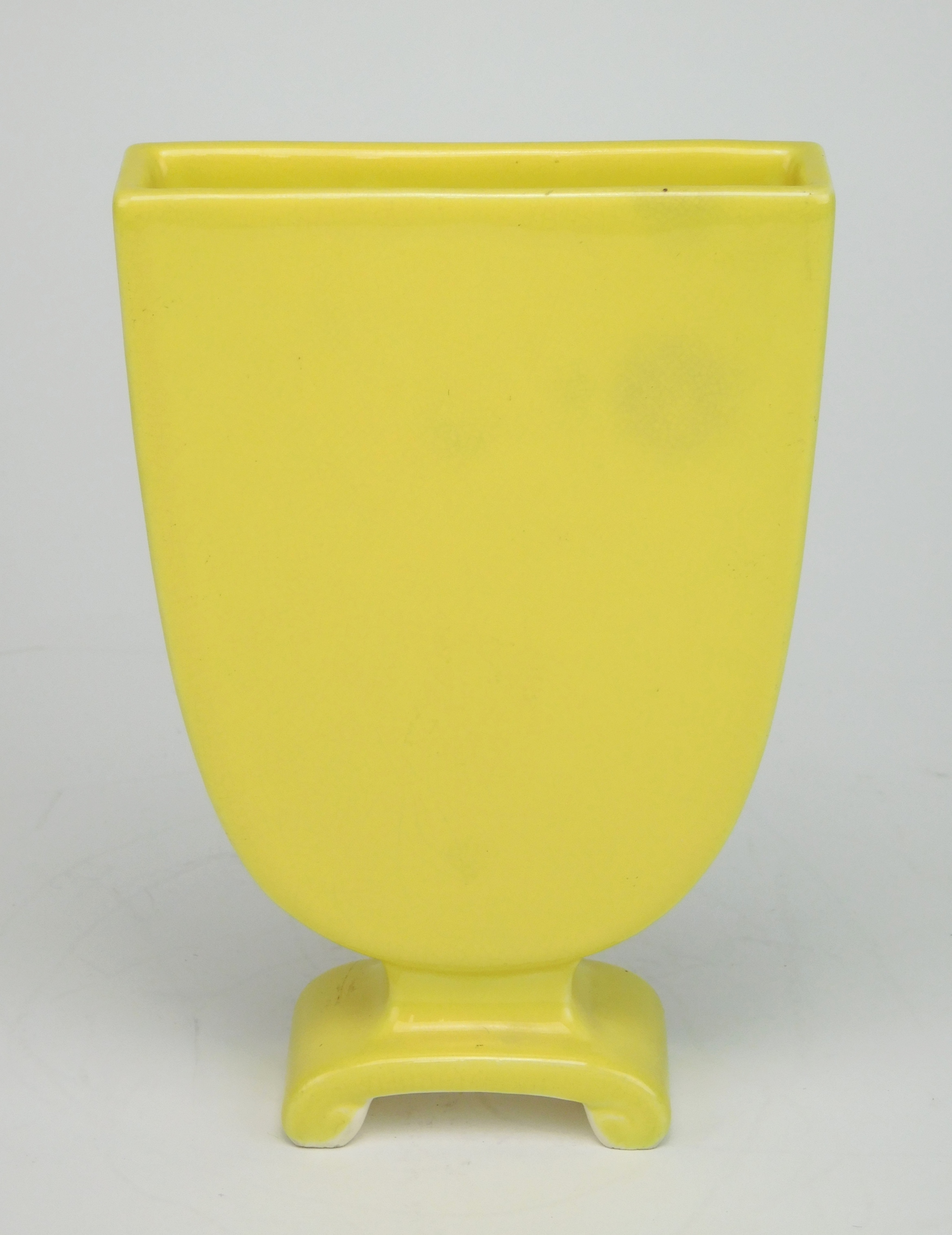 Appraisal: Cowan pottery pocket vase in Daffodil yellow ''h