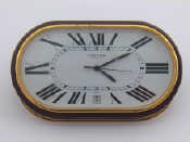 Appraisal: Cartier A Cartier desk clock with date aperture quartz movement