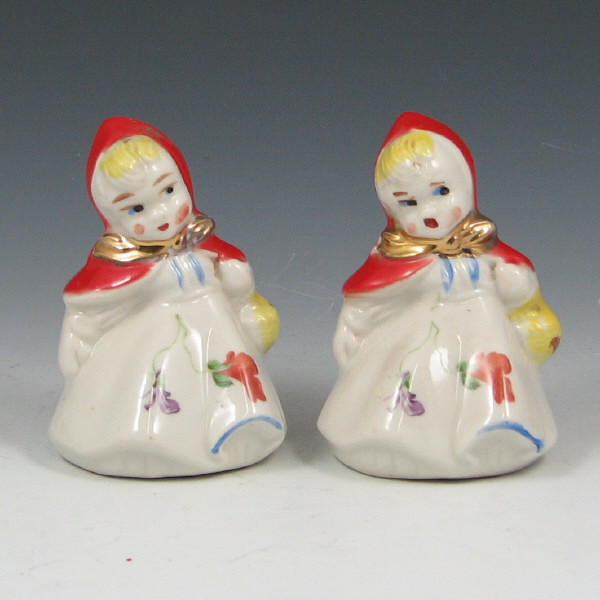 Appraisal: Hull Little Red Riding Hood Salt Pepper - Excel Little