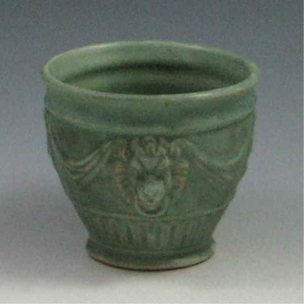 Appraisal: Lion Head Jardiniere bottom marked R G B with pencil