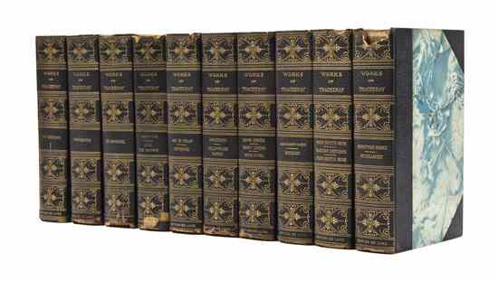 Appraisal: BINDINGS THACKERAY WILLIAM MAKEPEACE Works New York The Nottingham Society