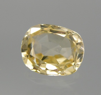 Appraisal: A Light Yellow Sapphire Unset and Unheated Gem-quality carat Offered