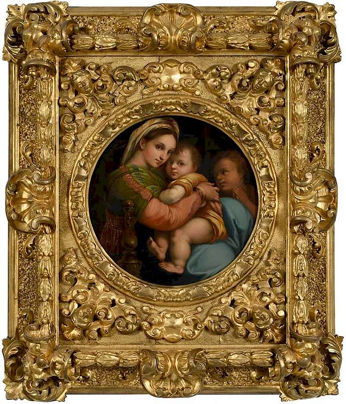 Appraisal: Italian School th century Madonna della Segiolla or Sedia after