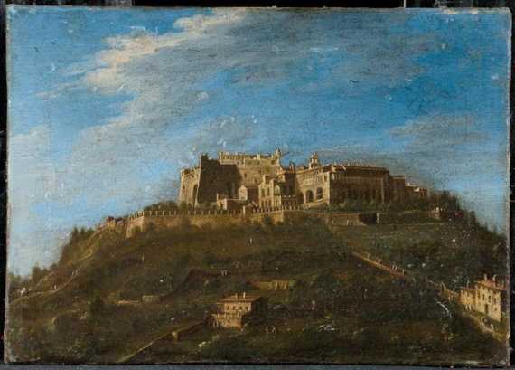 Appraisal: JOLI ANTONIO Modena circa - Naples View of a castle