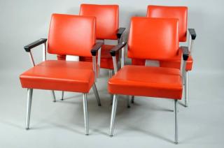 Appraisal: Set Four Modern Good Form Chairs Set four modern chairs